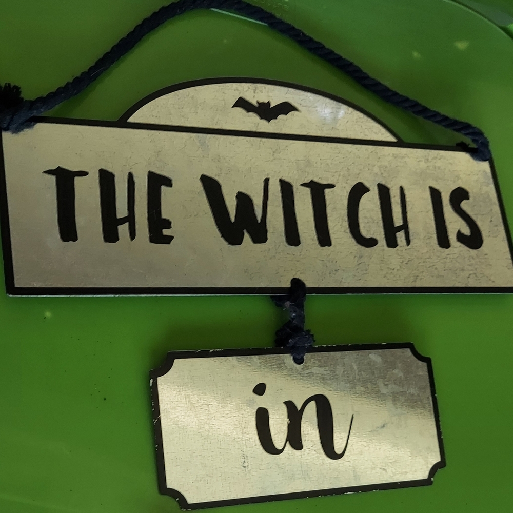Halloween the Witch is in sign